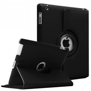 360 Degree Rotating PU Leather Case Smart Cover Stand for Apple iPad